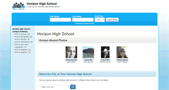 Desktop Screenshot of horizonhighschool.net