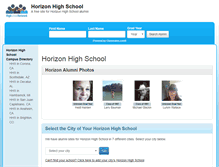Tablet Screenshot of horizonhighschool.net
